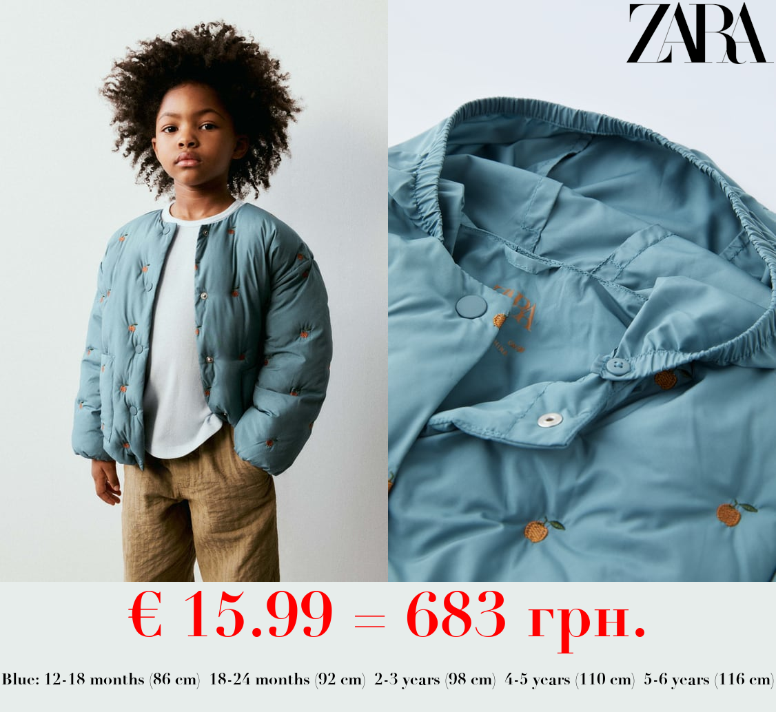 EMBROIDERED PUFFER JACKET