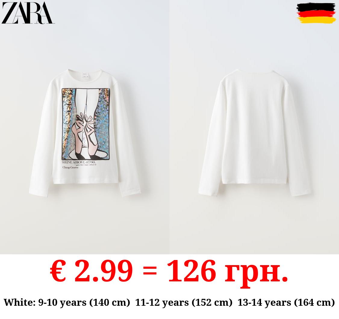 FOIL BALLERINA T-SHIRT