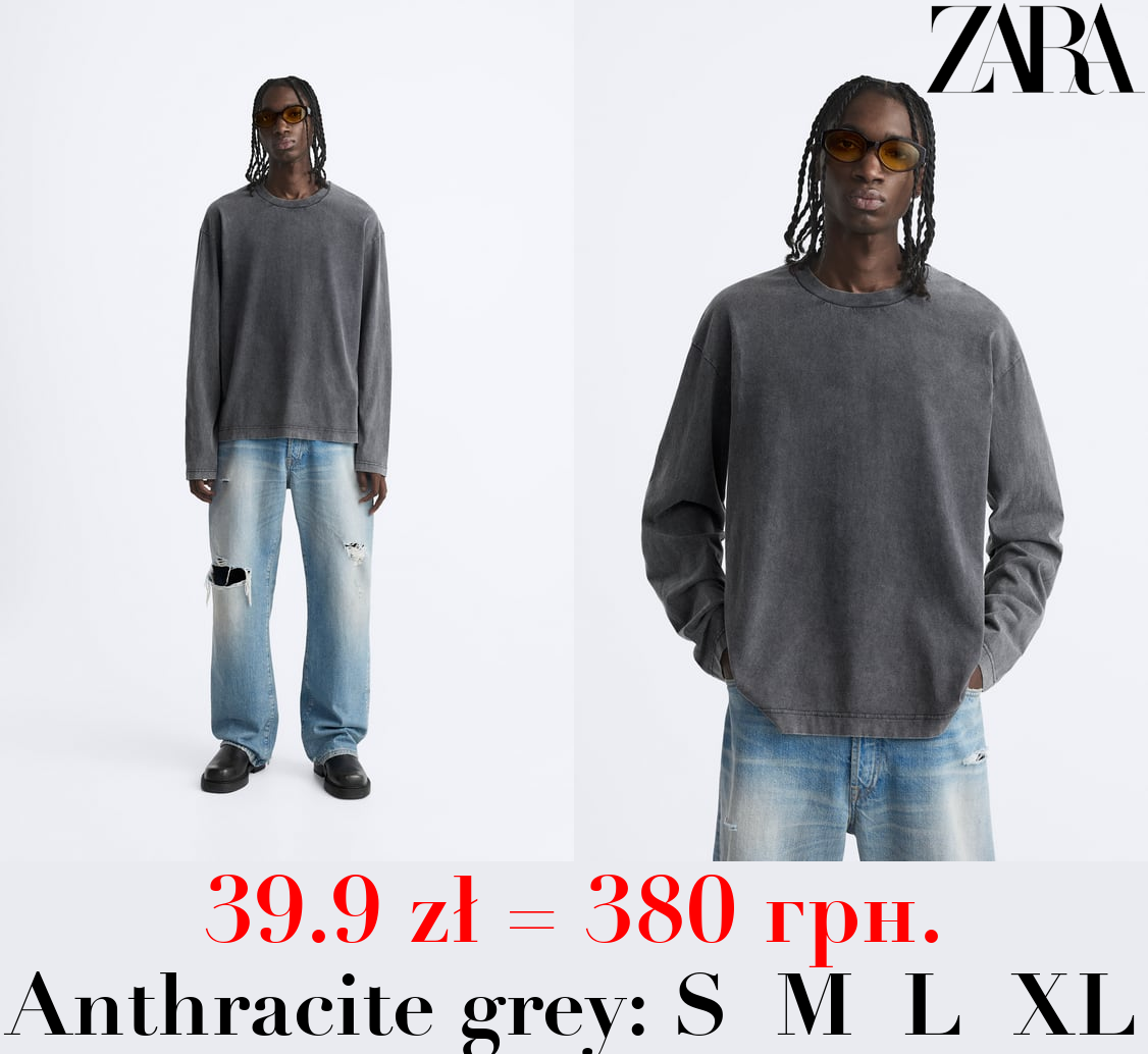 FADED LONG SLEEVE TOP