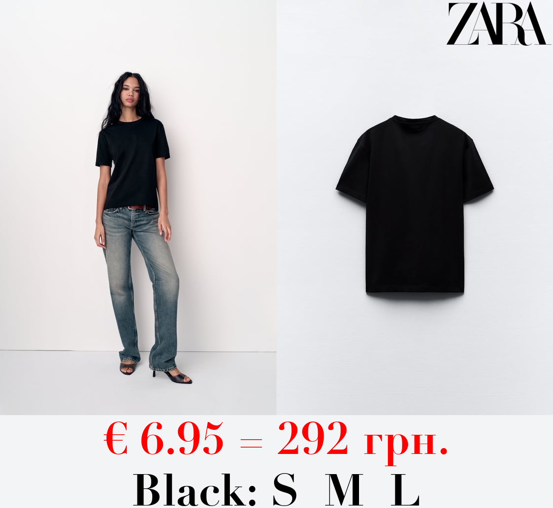 BASIC COTTON T-SHIRT