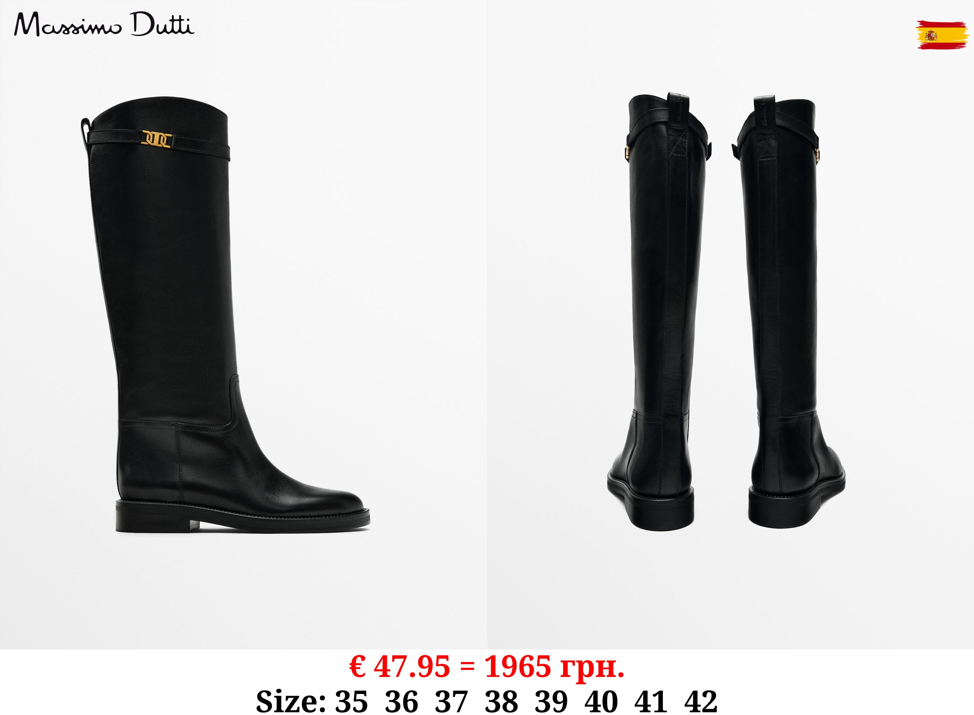 Riding-style boots BLACK