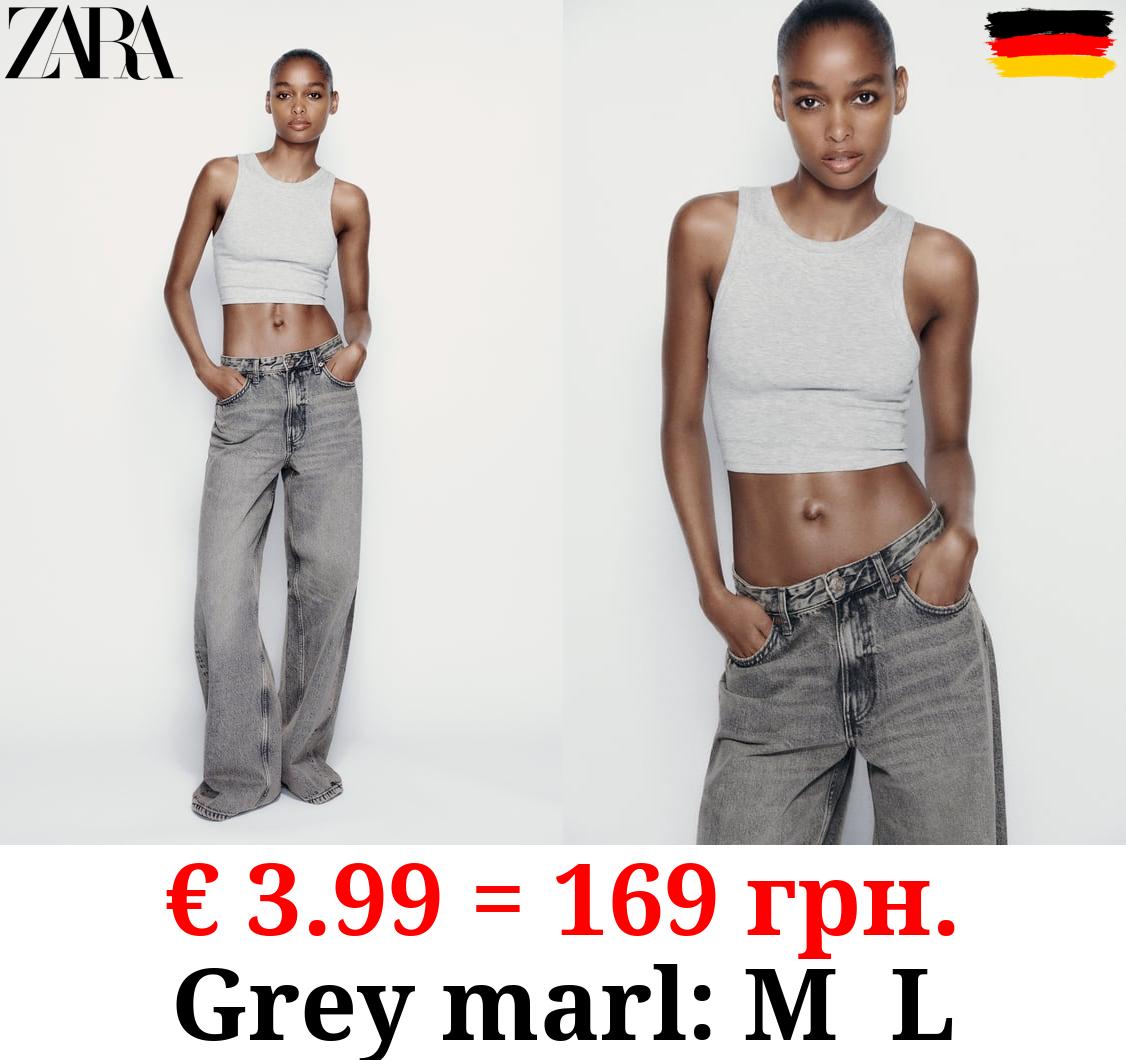 BASIC RIBBED T-SHIRT