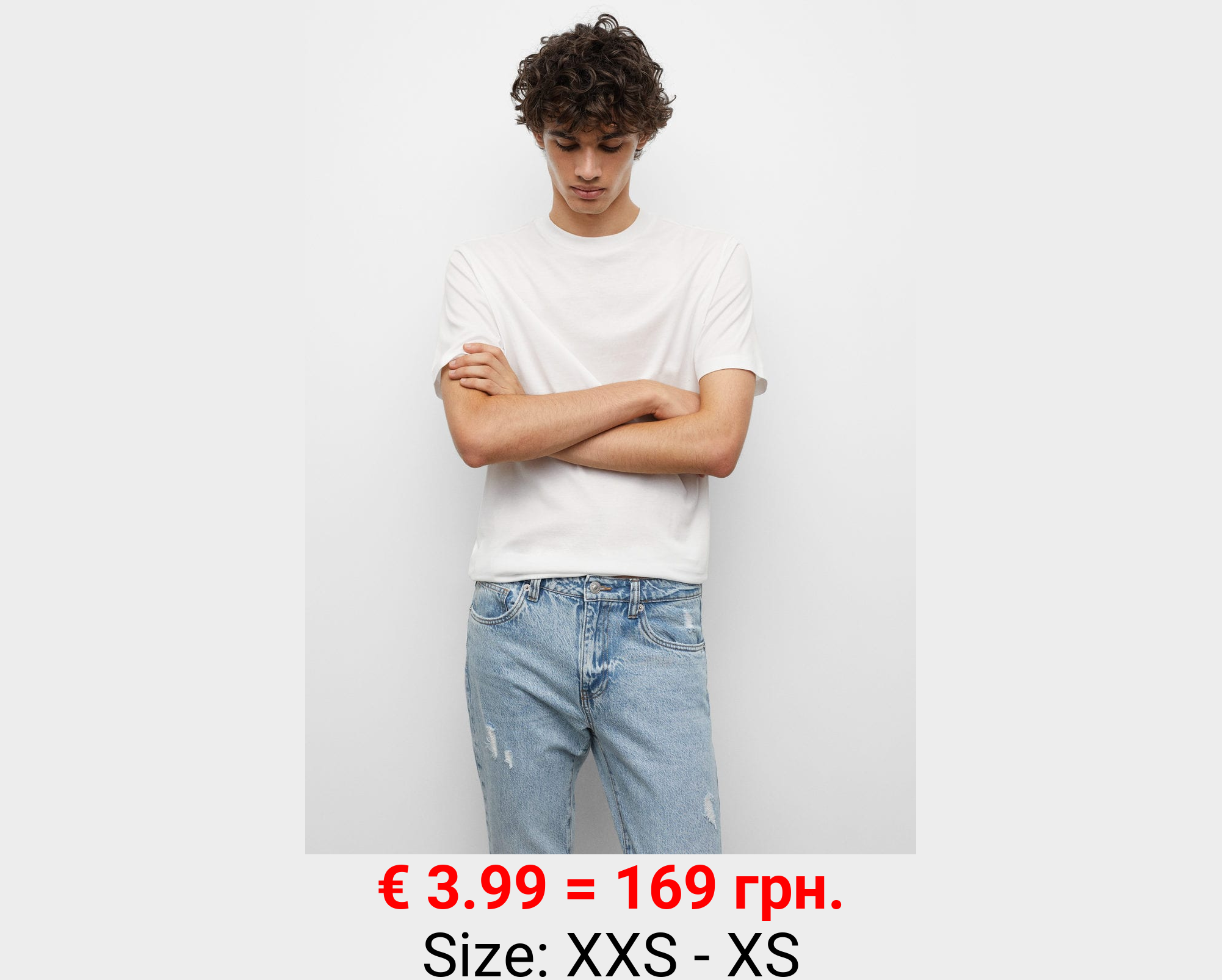 Jeans rectos tobilleros