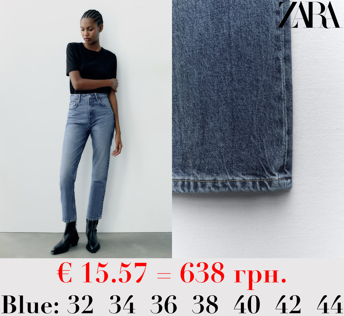 TRF MOM FIT HIGH-WAIST JEANS