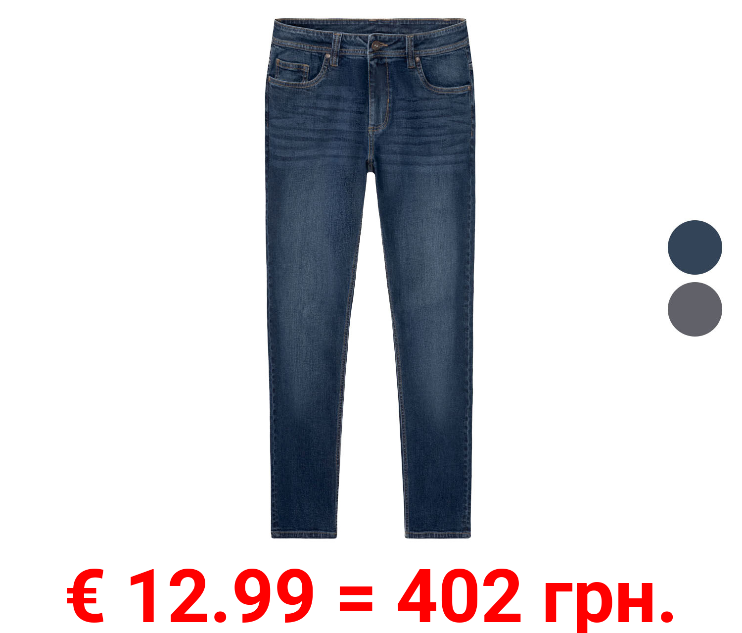 LIVERGY® Jeans Slim fit Herren, mit Baumwolle