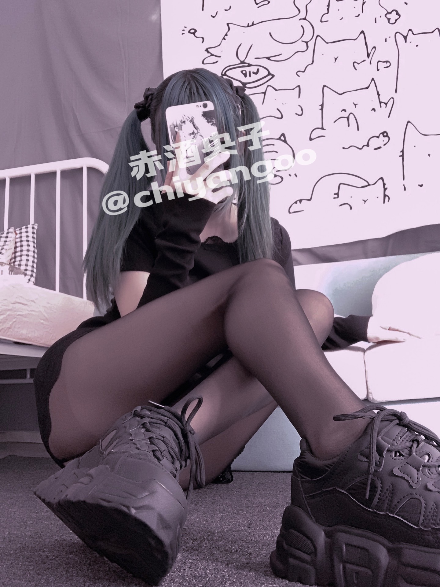 赤酒姬-005-酷黑双马尾[37P] 16