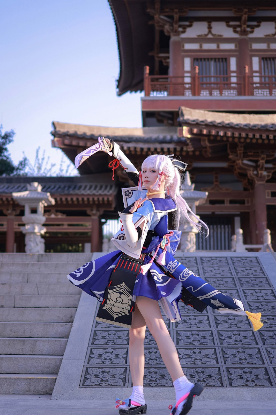 Cosplay 水淼Aqua 神里綾華 Kamisato Ayaka 14