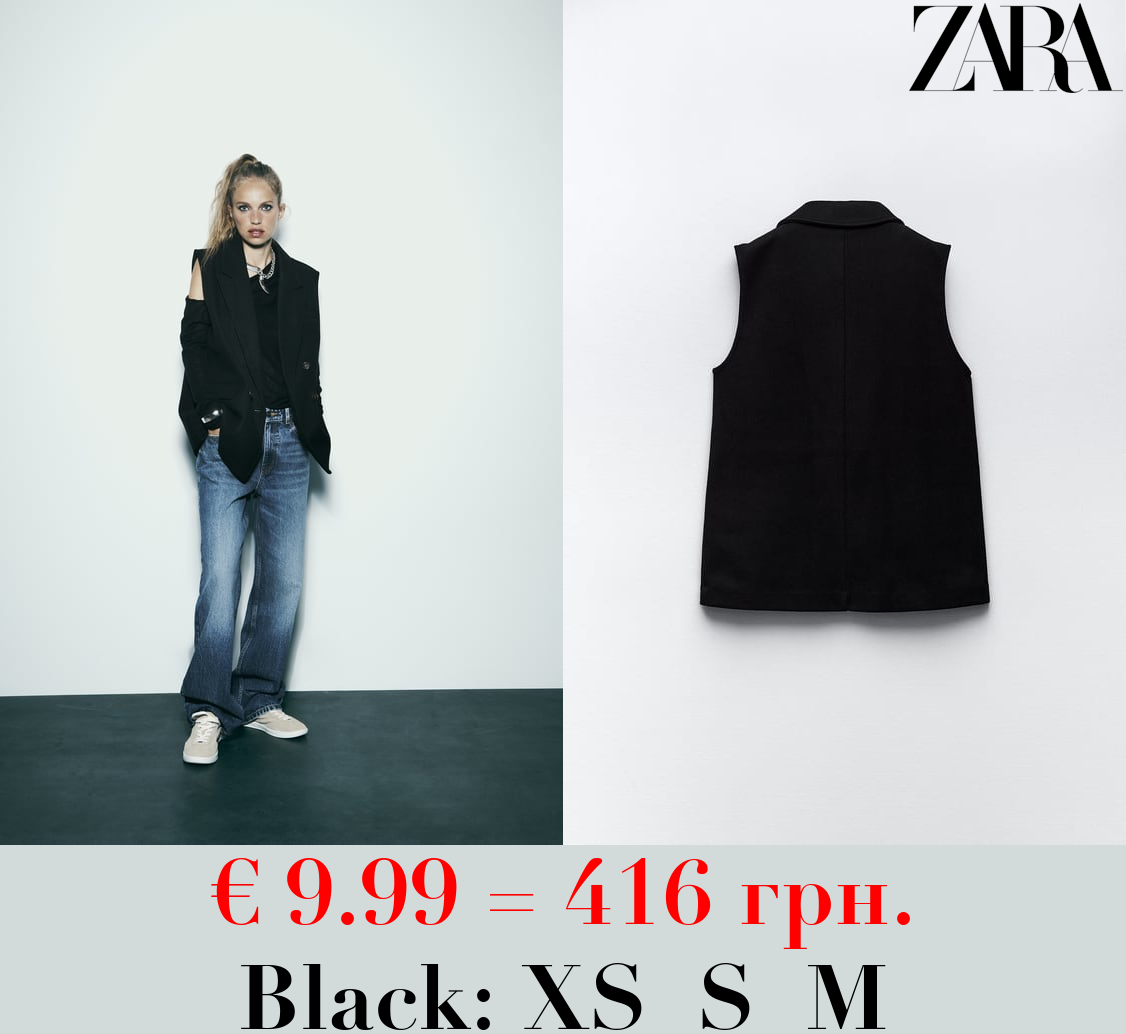 SOFT DOUBLE-BREASTED WAISTCOAT