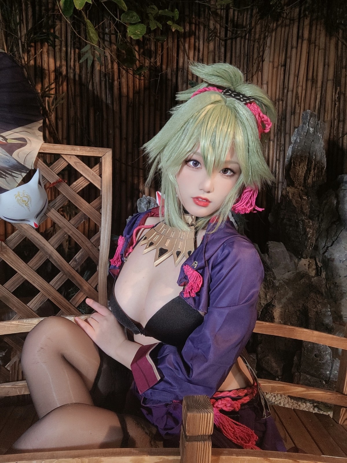 Cosplay 七七娜娜子 久岐忍同人 27