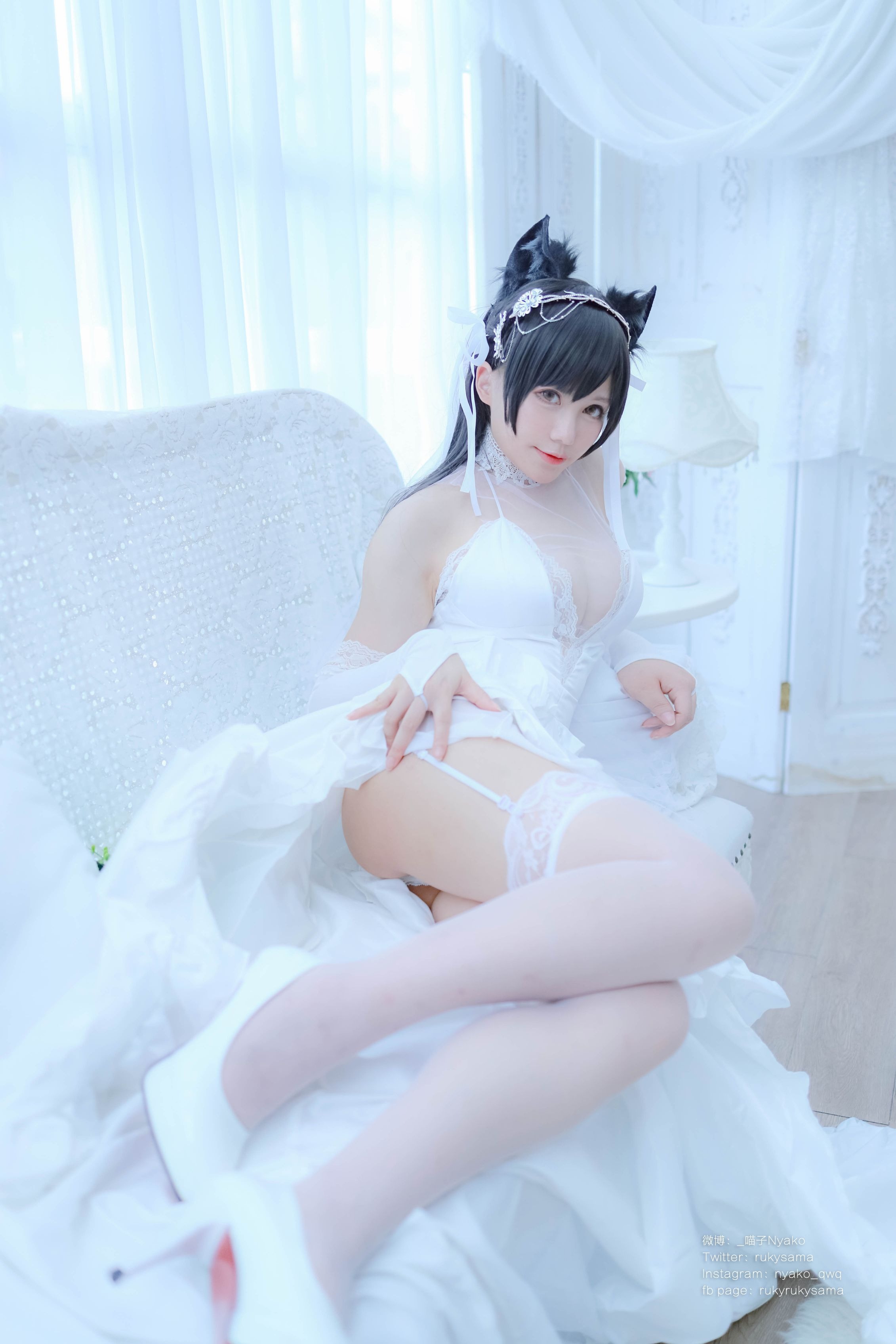 Nyako喵子 爱宕婚纱(62P177MB) 20