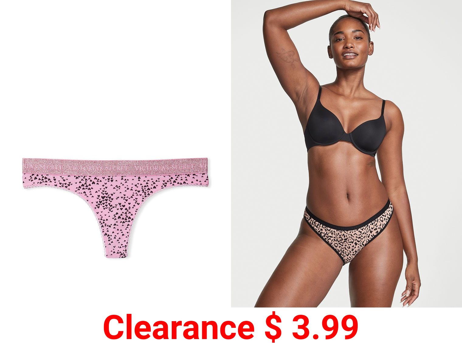 Stretch Cotton Thong Panty