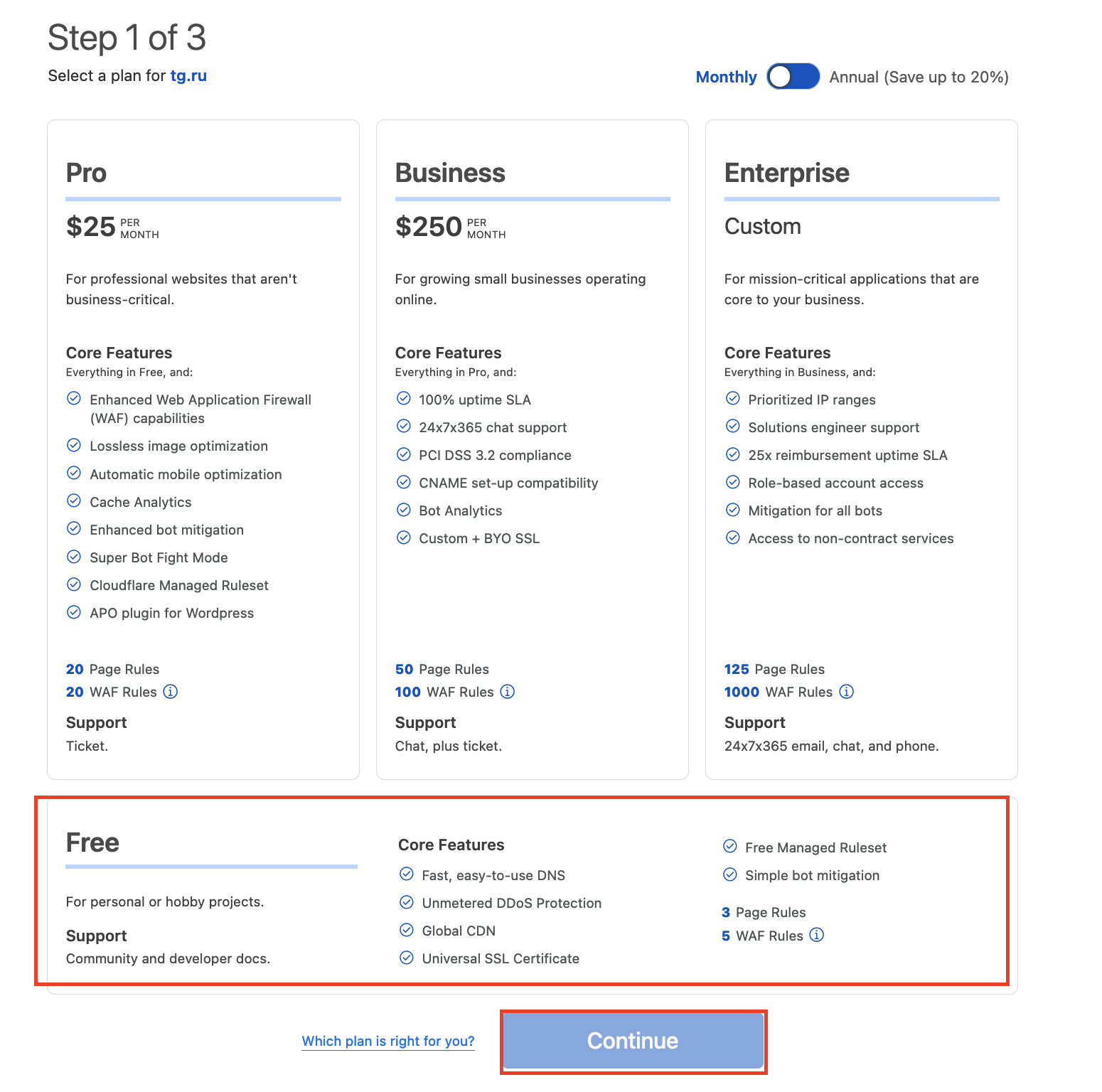Привязка домена – Telegraph