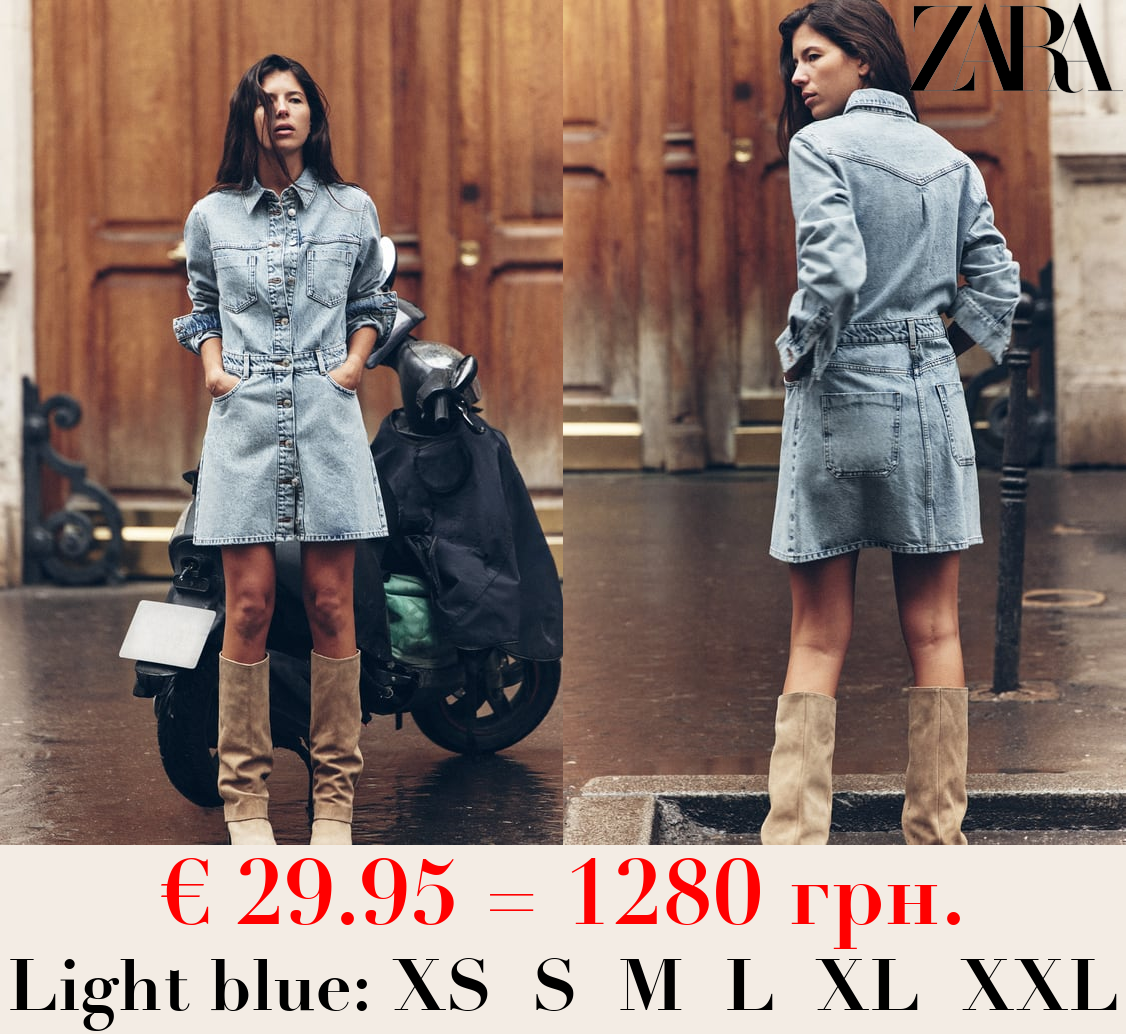 Z1975 DENIM MINI DRESS