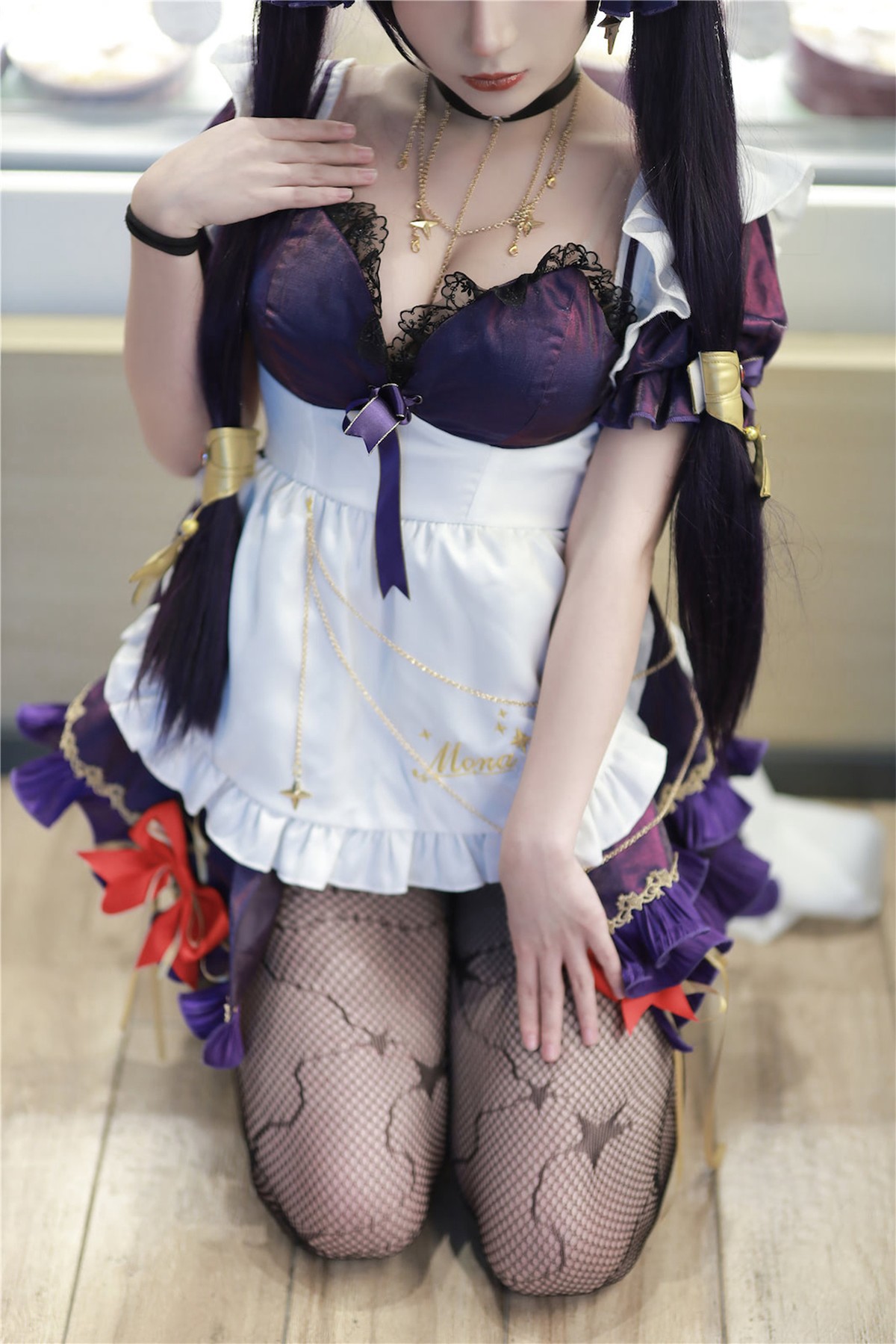 Cosplay 是三不是世 原神莫娜女仆 13