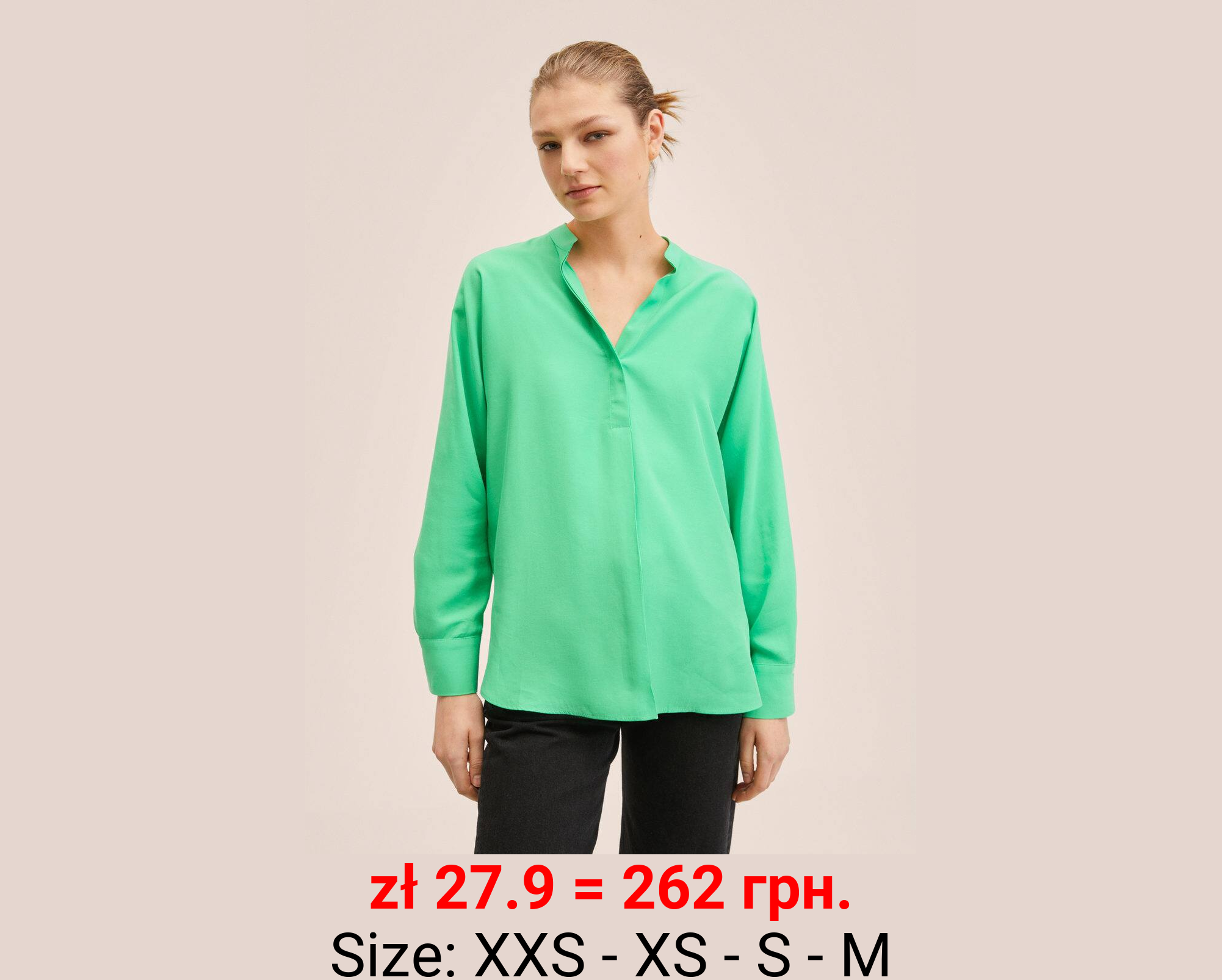 Blusa lyocell oversize