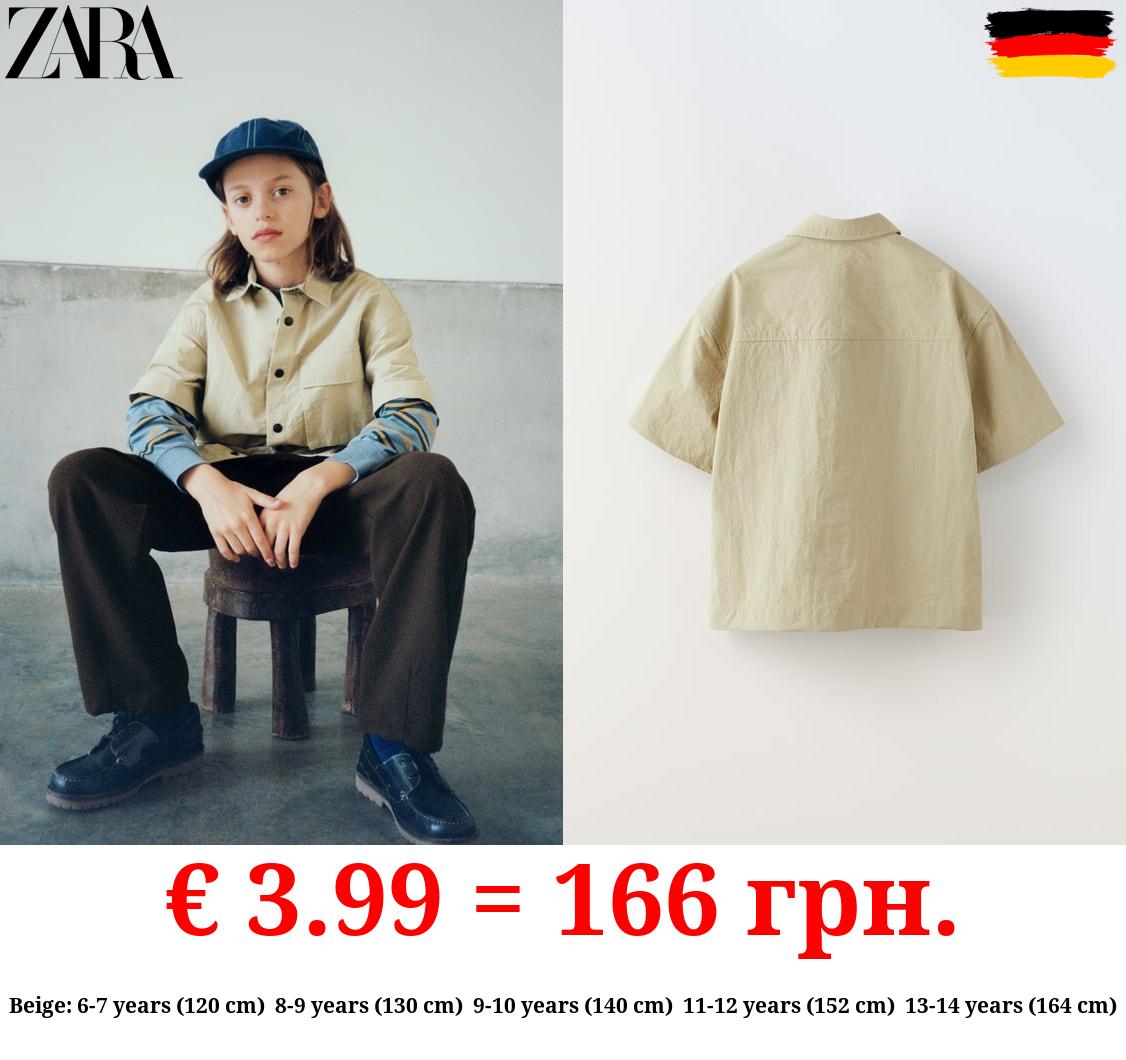 NYLON SHIRT WITH POCKET