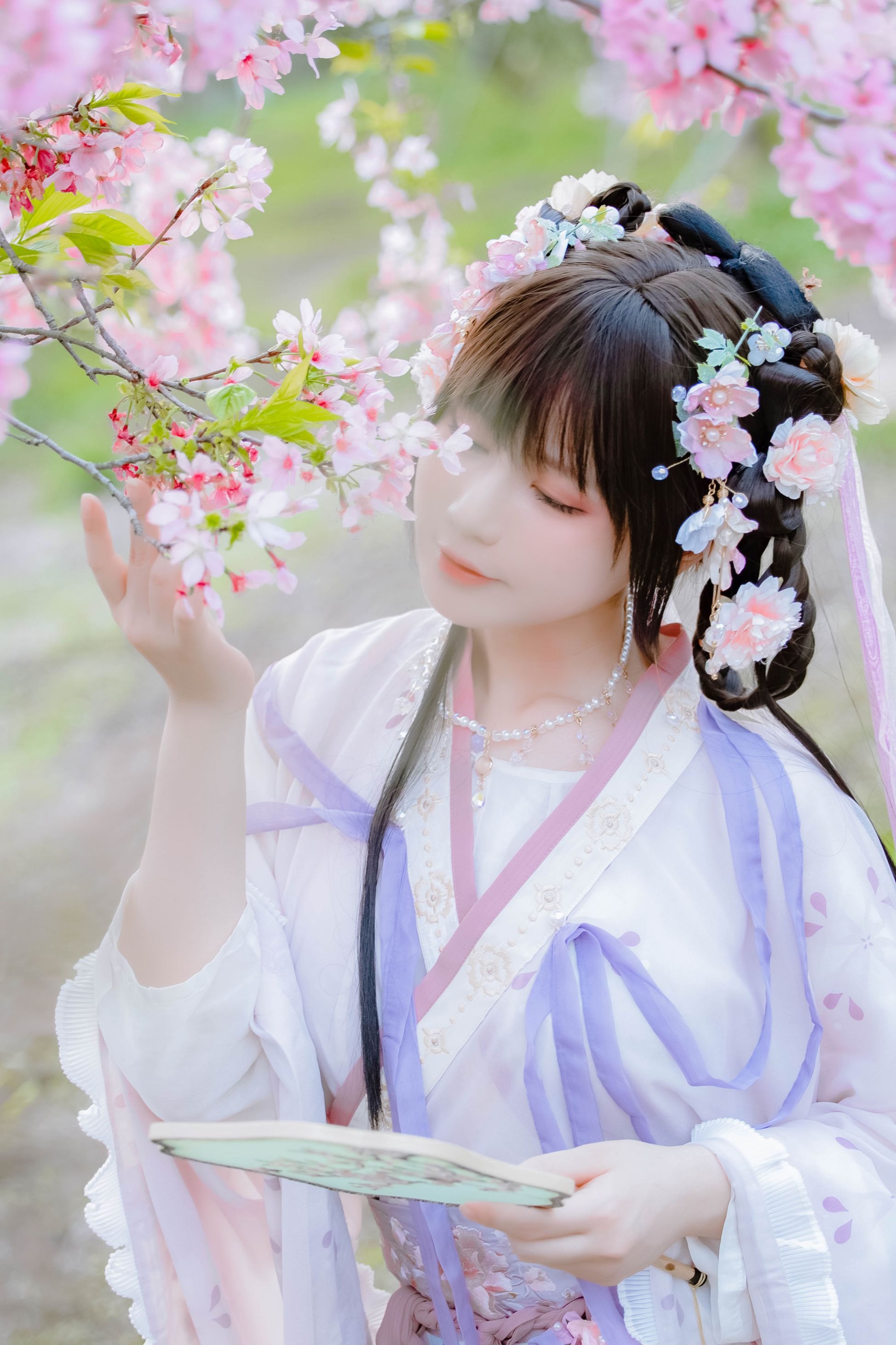 喵子Nyako - 樱花汉服 花神祈愿 [52P-219MB] 19