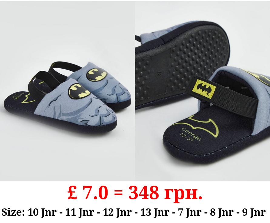 DC Comics Batman Grey Mule Slippers