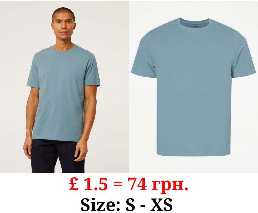 Teal Crew Neck T-Shirt