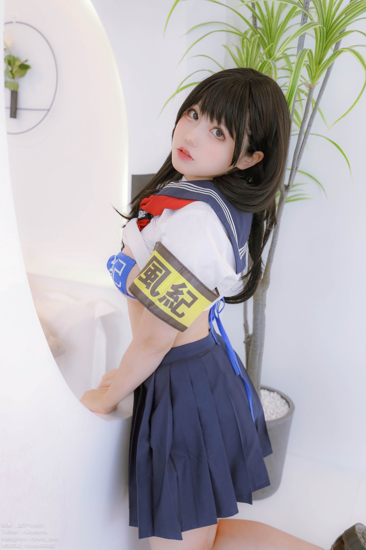 Cosplay Nyako喵子 风纪委员 23