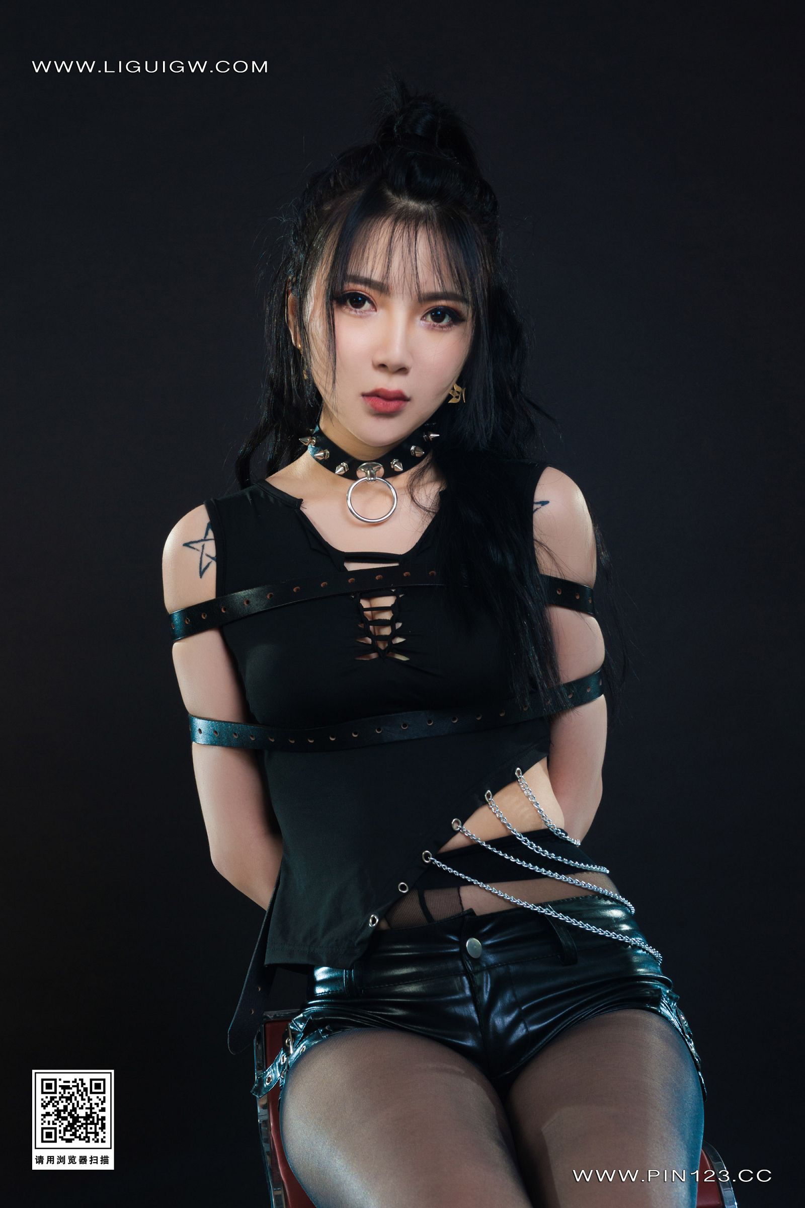 图片[65]-[Ligui丽柜]2023.08.18 撕袜四马 小七-六色网