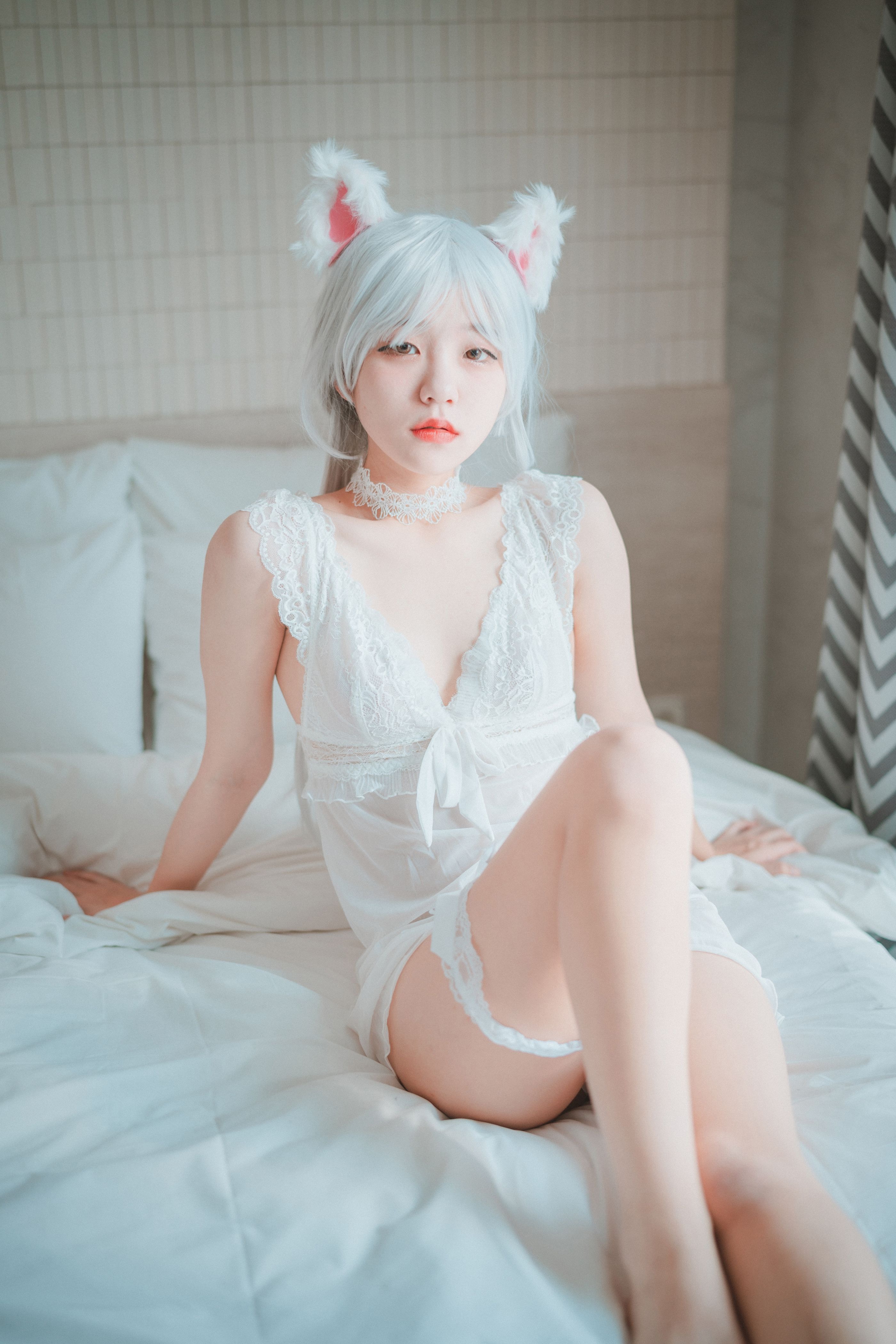 Jenny (정제니) - [DJAWA] Schwarz und Weiß Katzenmädchen [66P-463MB] 23