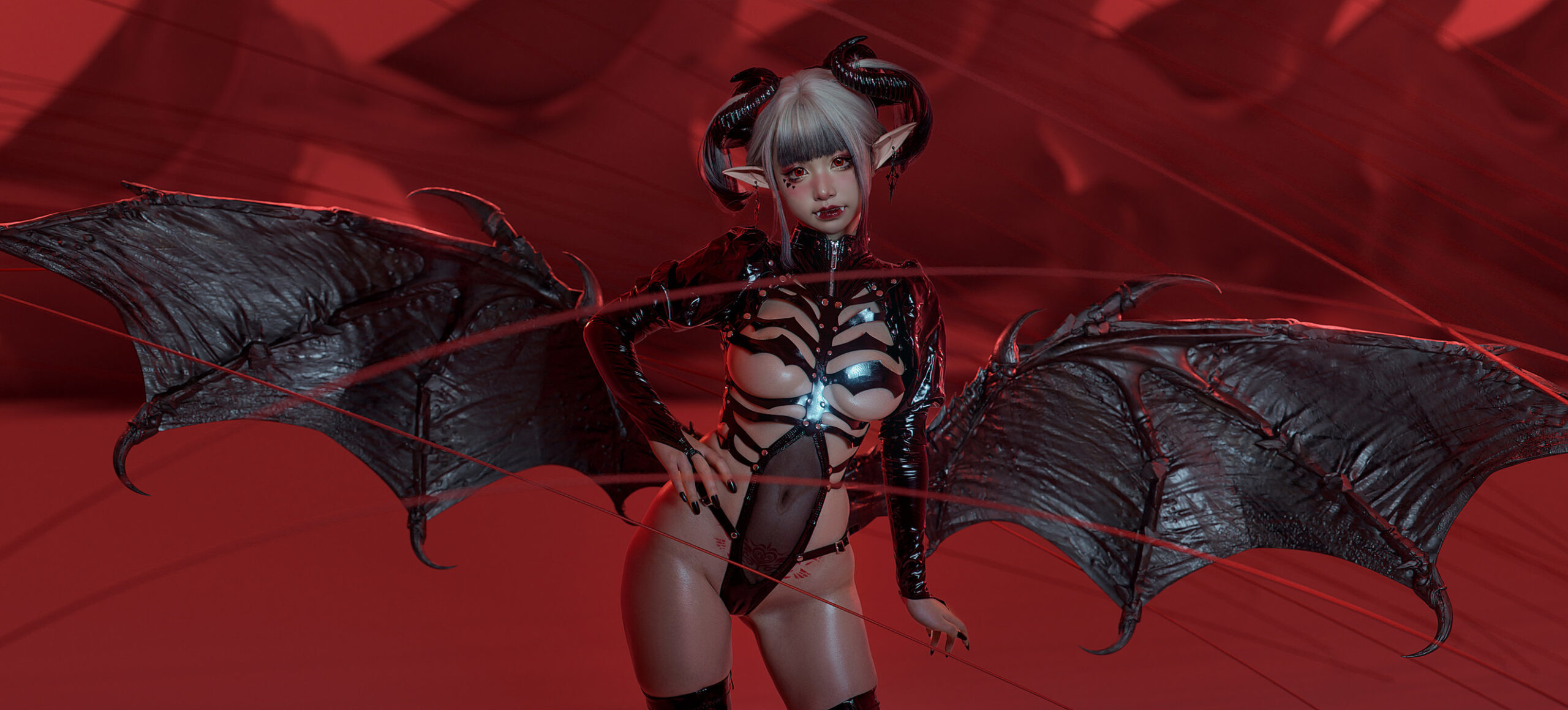 Cosplay 爆机少女喵小吉 骸骨少女 23
