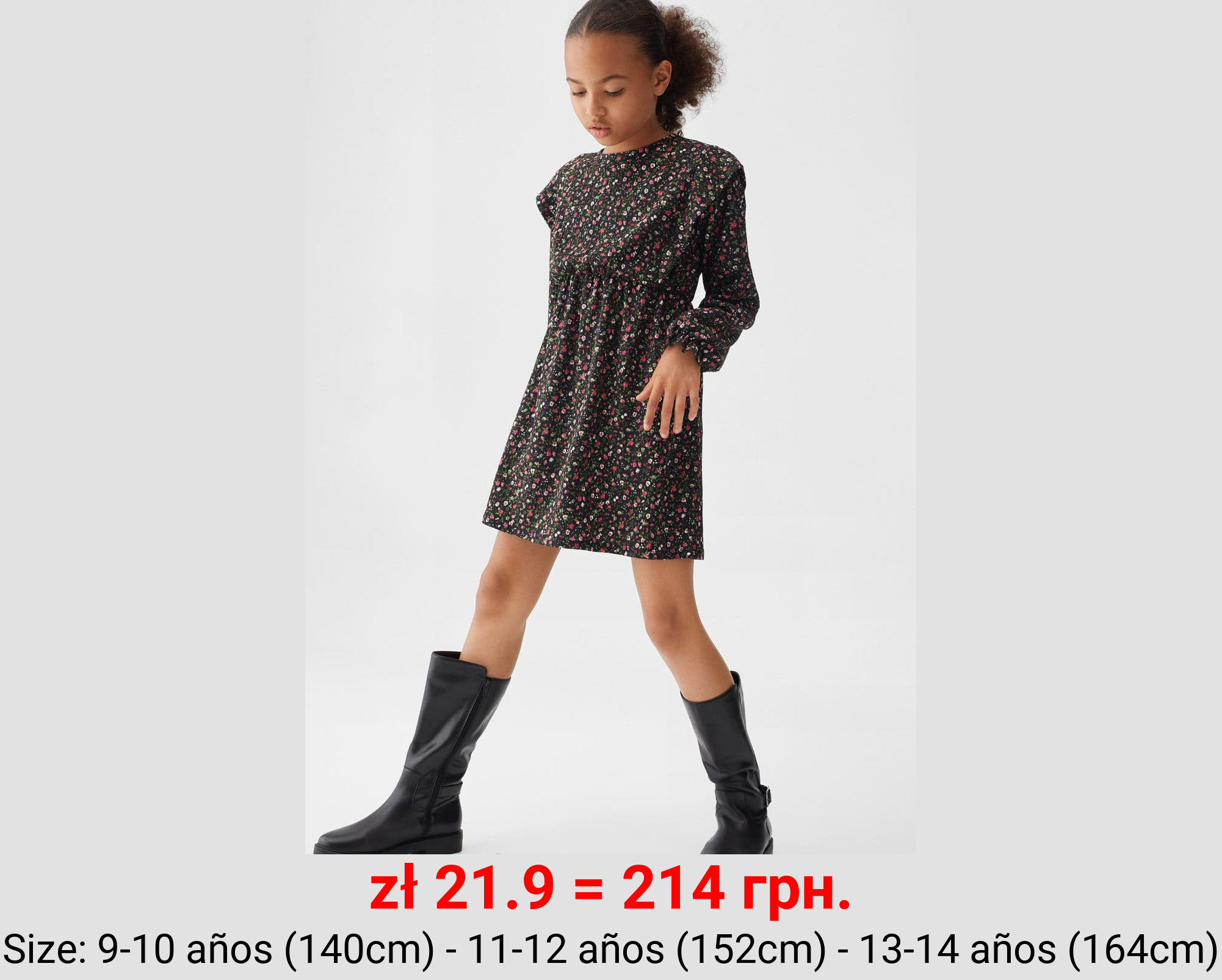 Vestido estampado flores