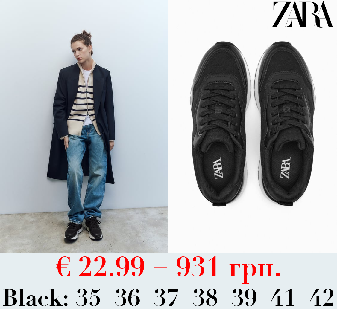 FLATFORM RUNNING TRAINERS