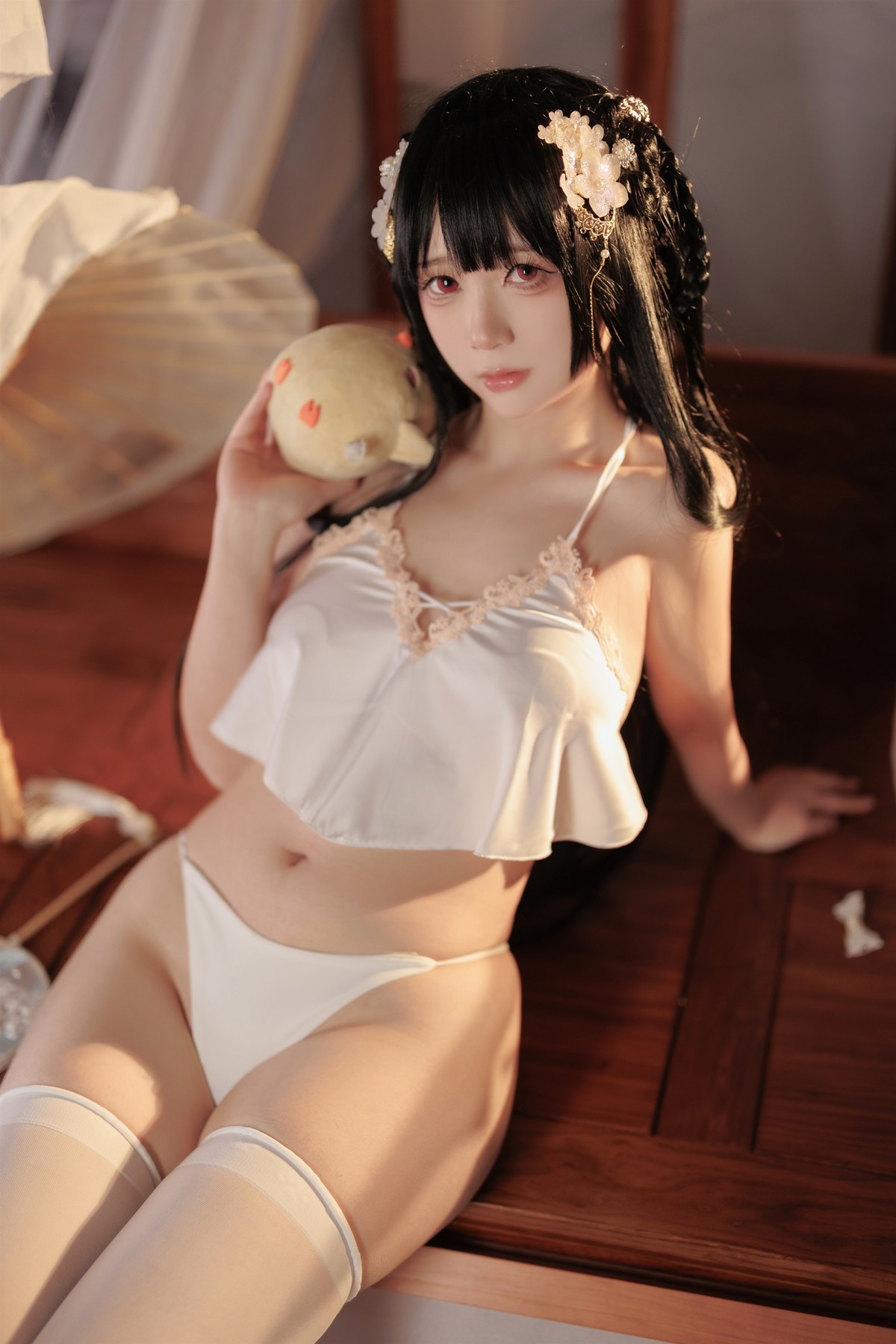 Cosplay 樱落酱 逸仙 膏发凝脂 21
