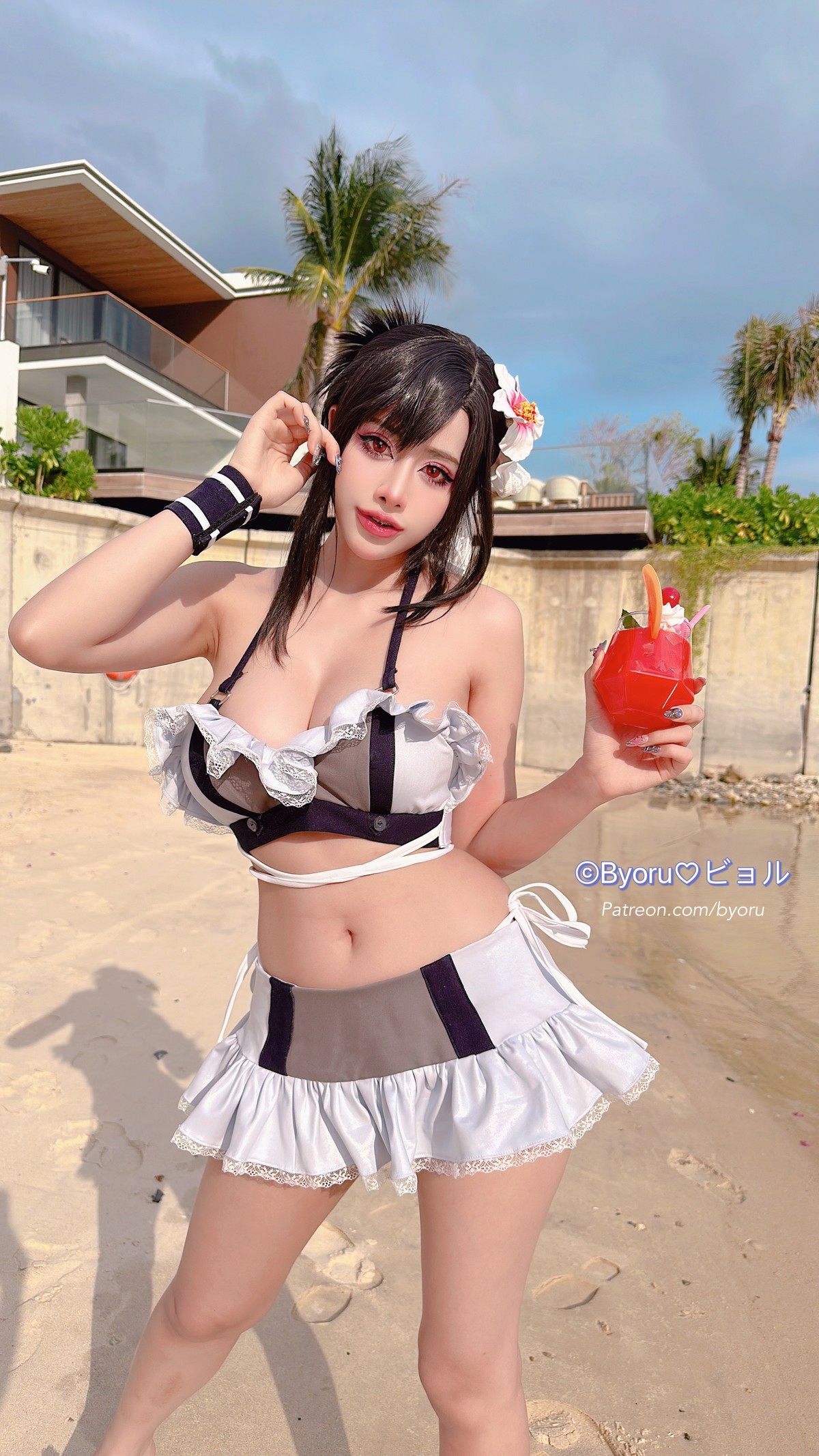 Cosplay 日本性感萝莉Byoru Tifa FF7r Bikini 38