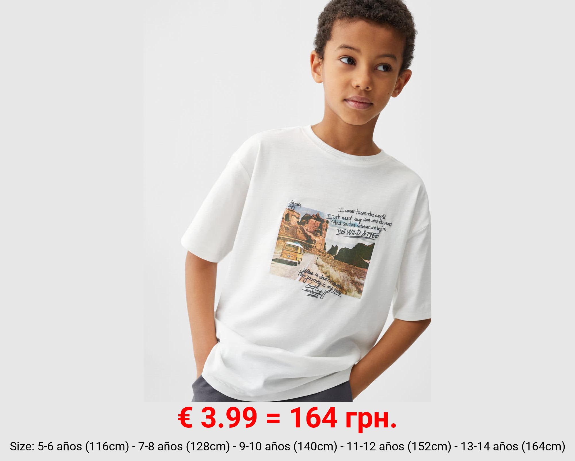 Camiseta estampada algodón