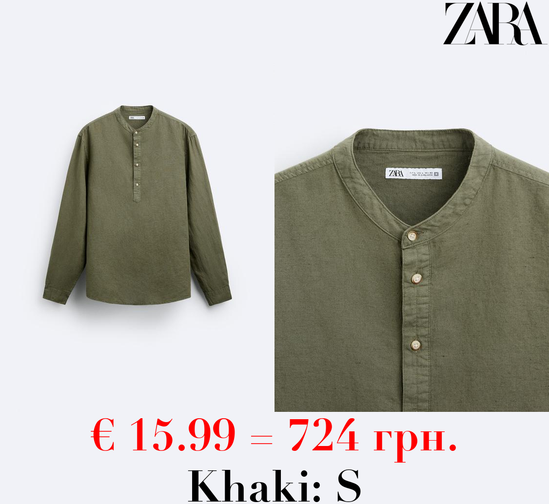 COTTON - LINEN SHIRT