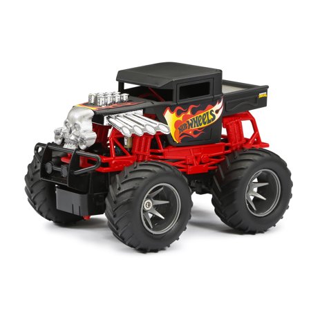 New Bright RC 1:24 Scale Hot Wheels Monster Truck - Bone Shaker