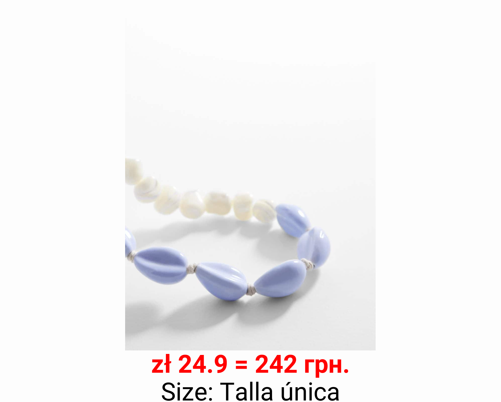 Collar cerámica conchas