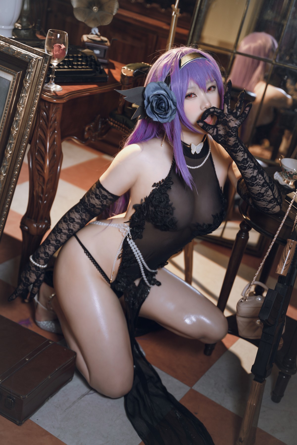 Cosplay 一北亦北 ZB-26 暗蔷摇曳 10