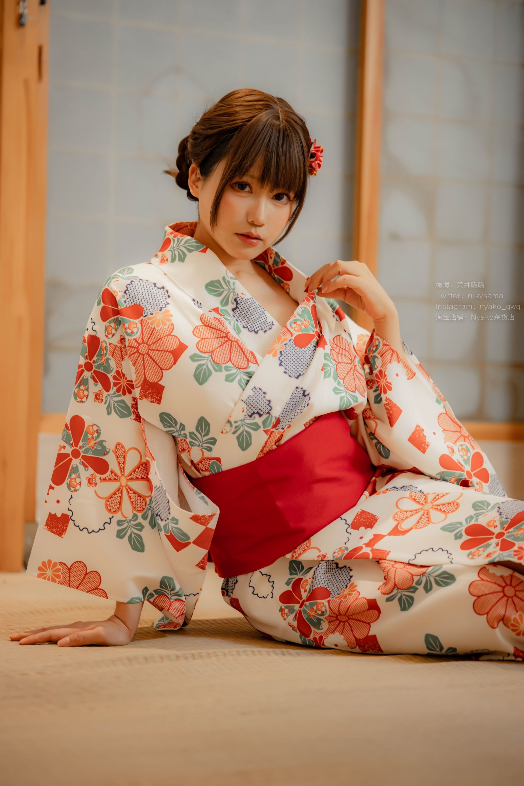 喵子Nyako #Nyako喵子 电子版41 和风烂漫 浴衣 6