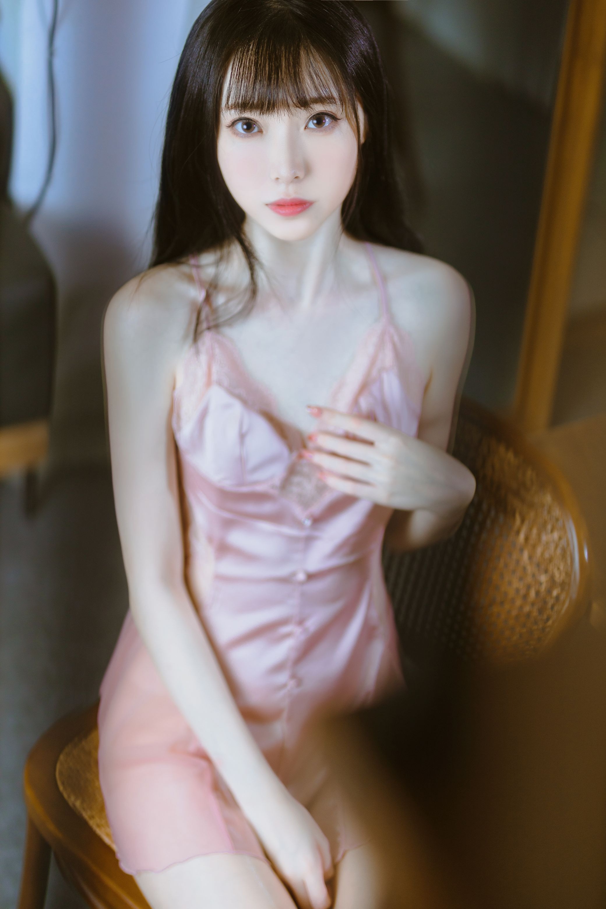 许岚LAN 半透粉纱 11