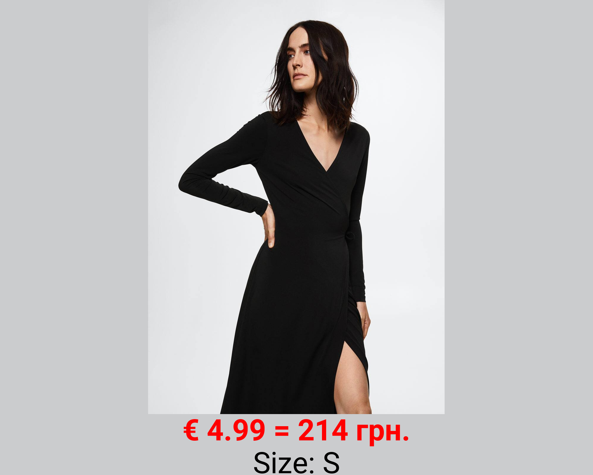 Vestido cruzado nudo