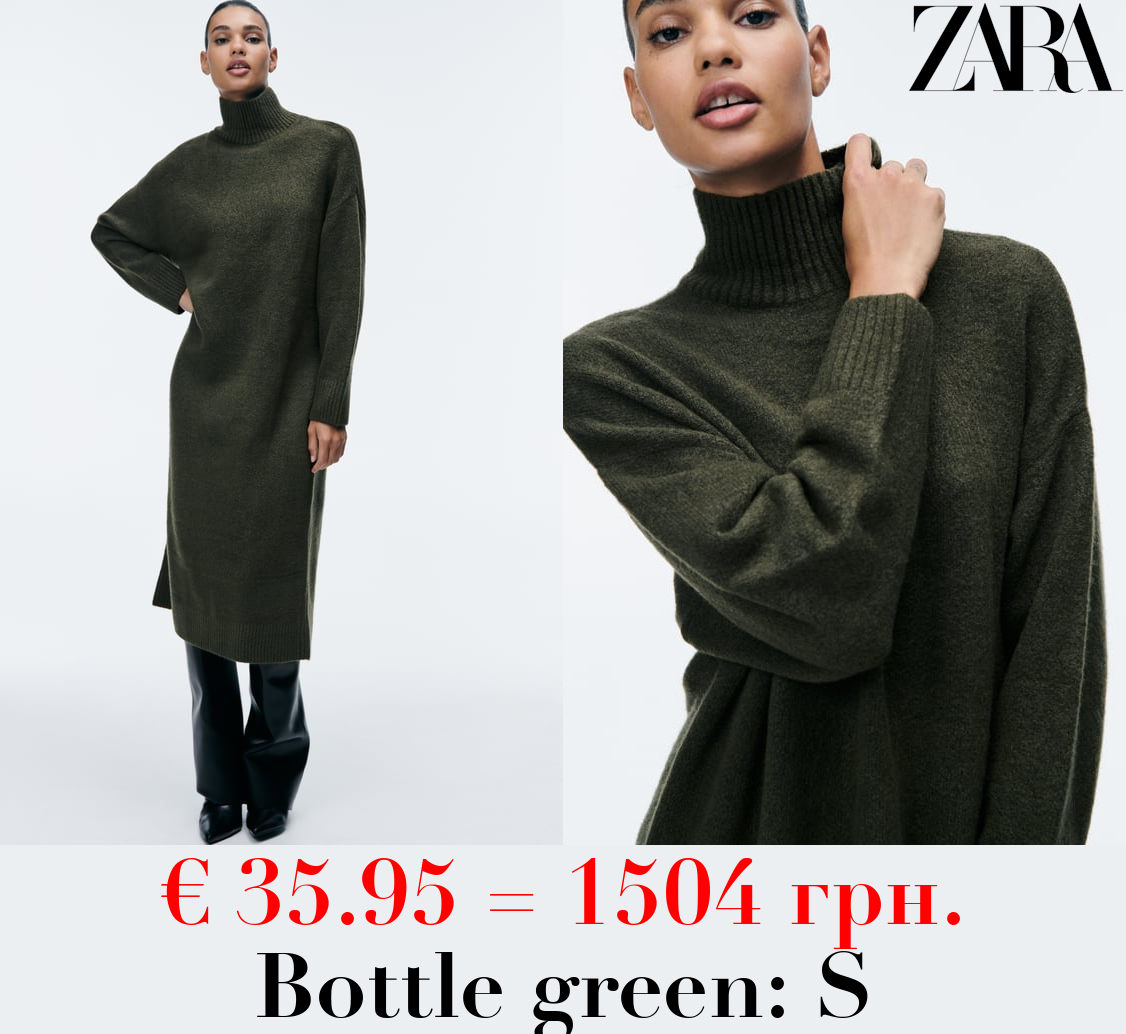 SOFT KNIT MIDI DRESS