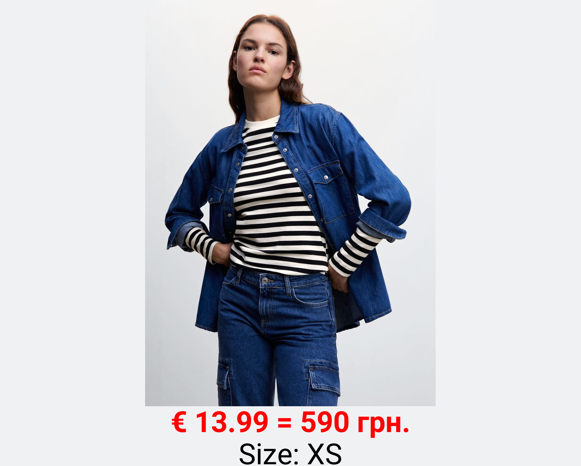 Camiseta algodón cuello redondo