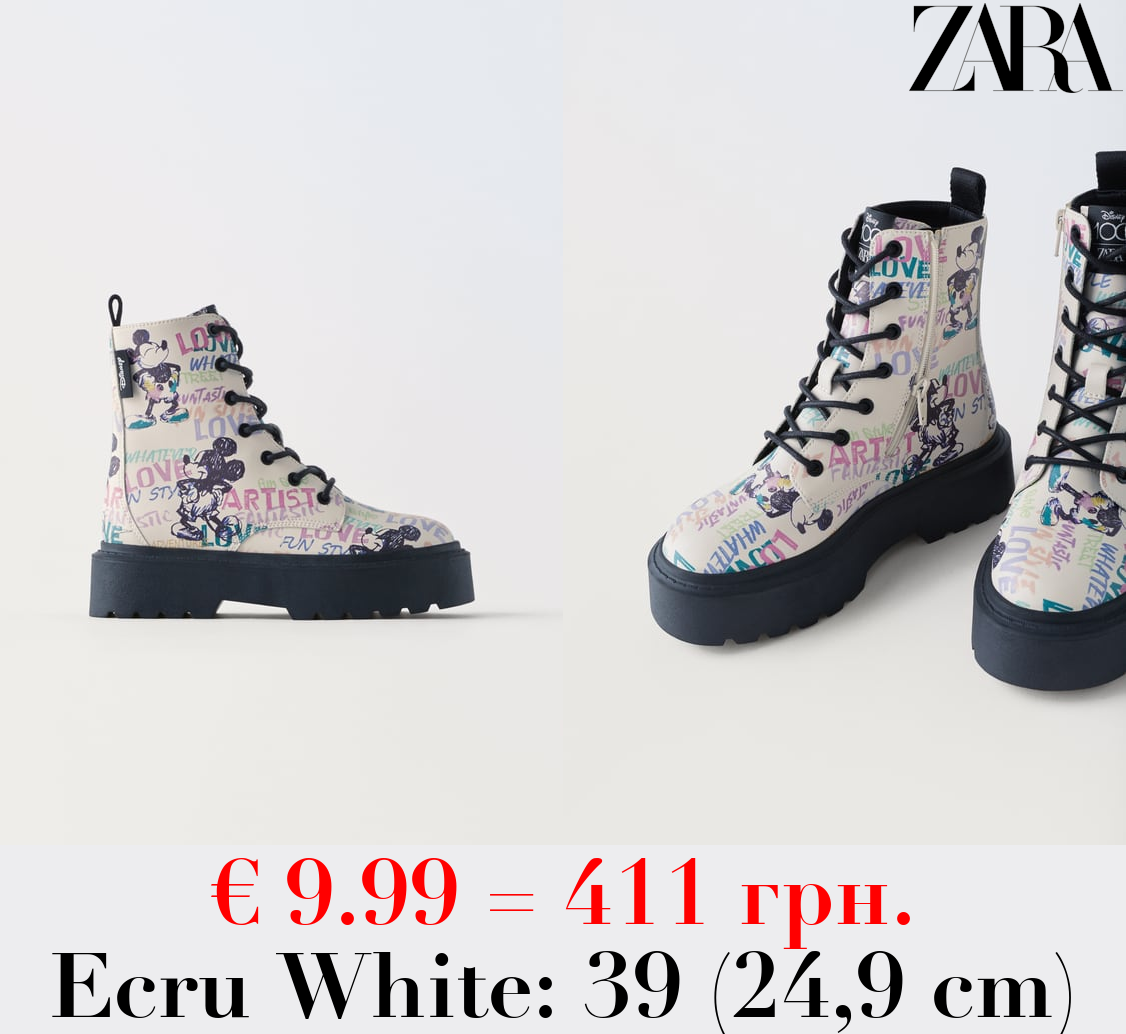 MICKEY MOUSE © DISNEY ANKLE BOOTS