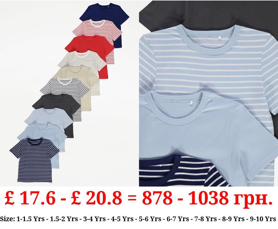 Striped T-Shirts 10 Pack
