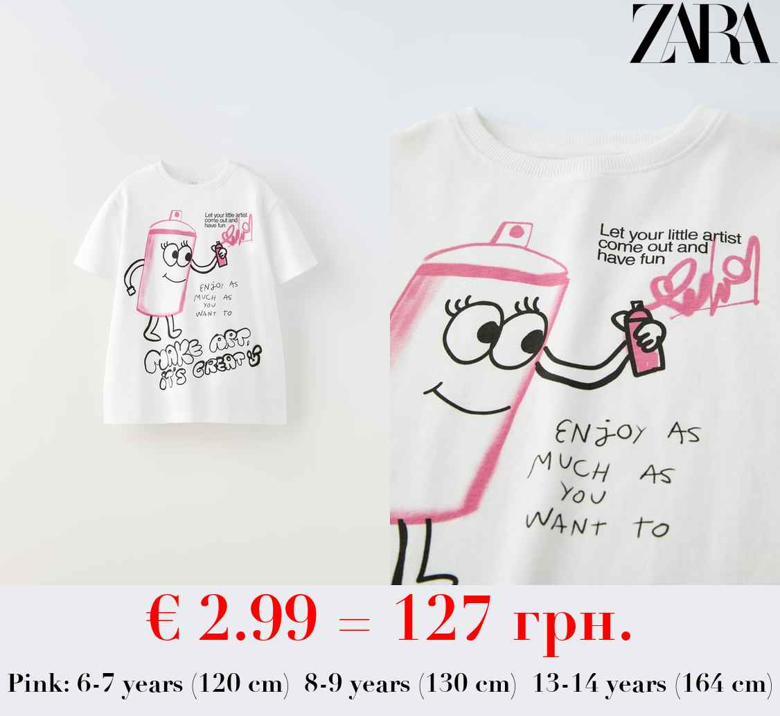 GRAFFITI PRINT T-SHIRT