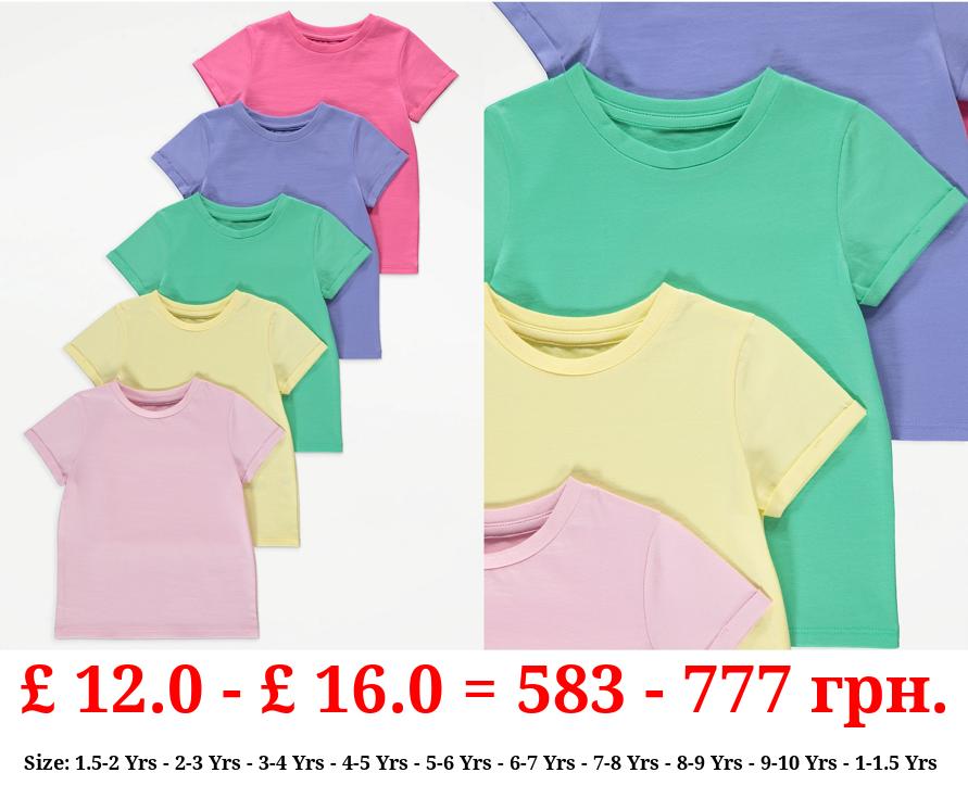 Bright T-Shirts 5 Pack