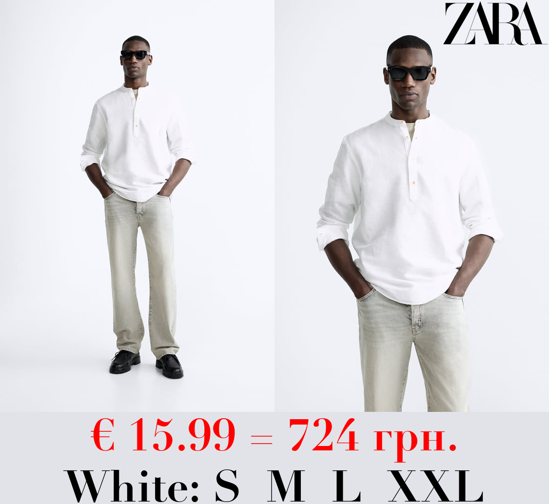 COTTON - LINEN SHIRT