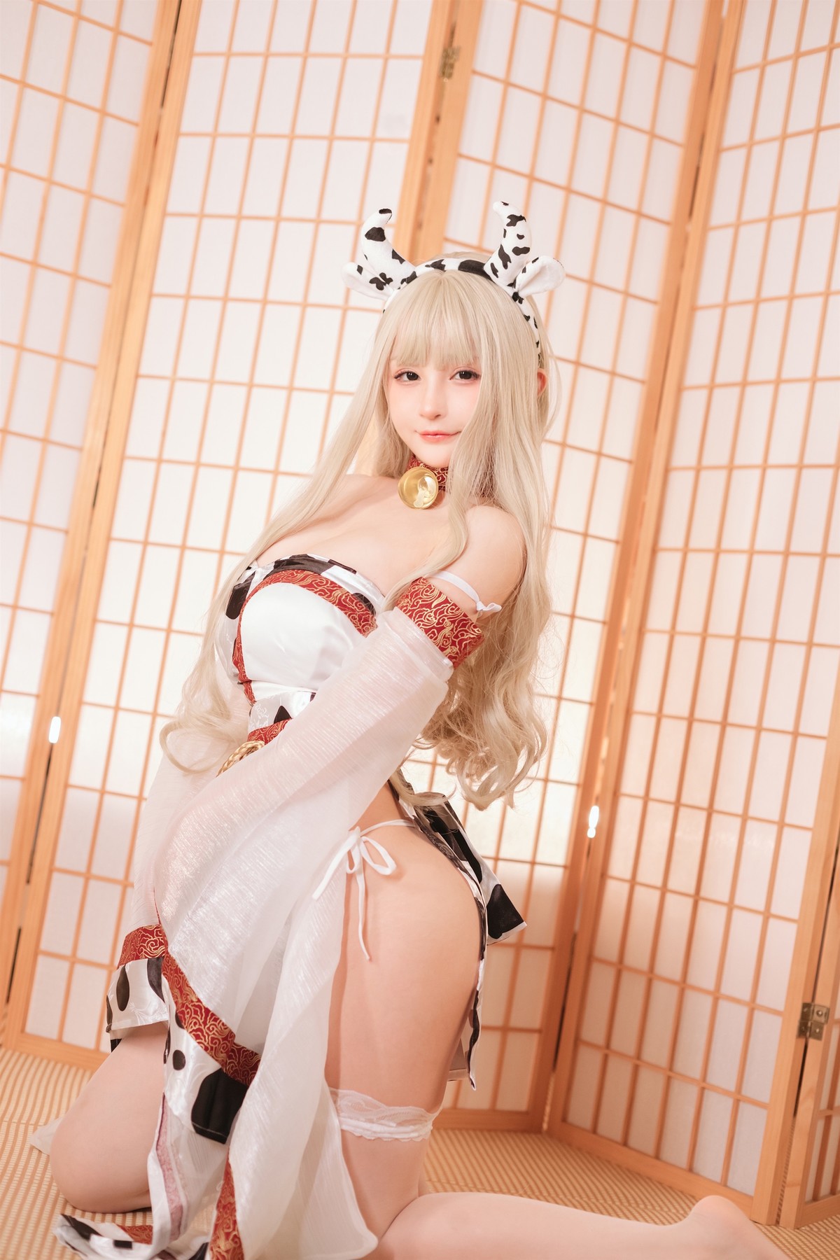 桜井宁宁 Cosplay 牛牛子和服 47