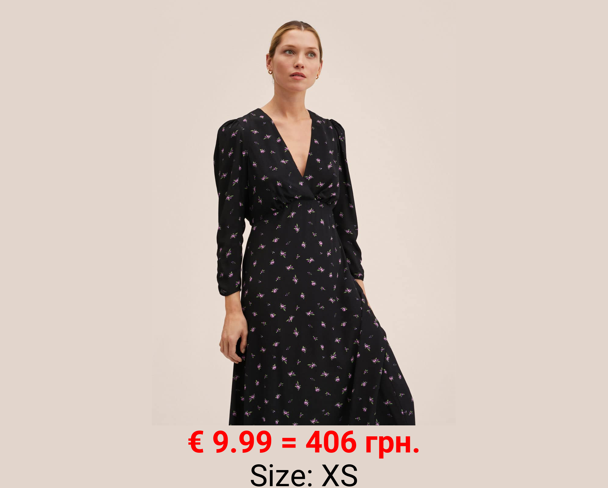 Vestido estampado floral