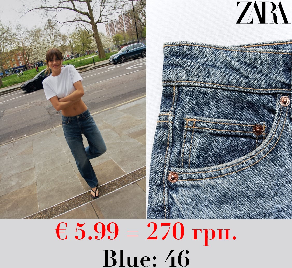 MID-RISE TAILORED BALLOON JEANS