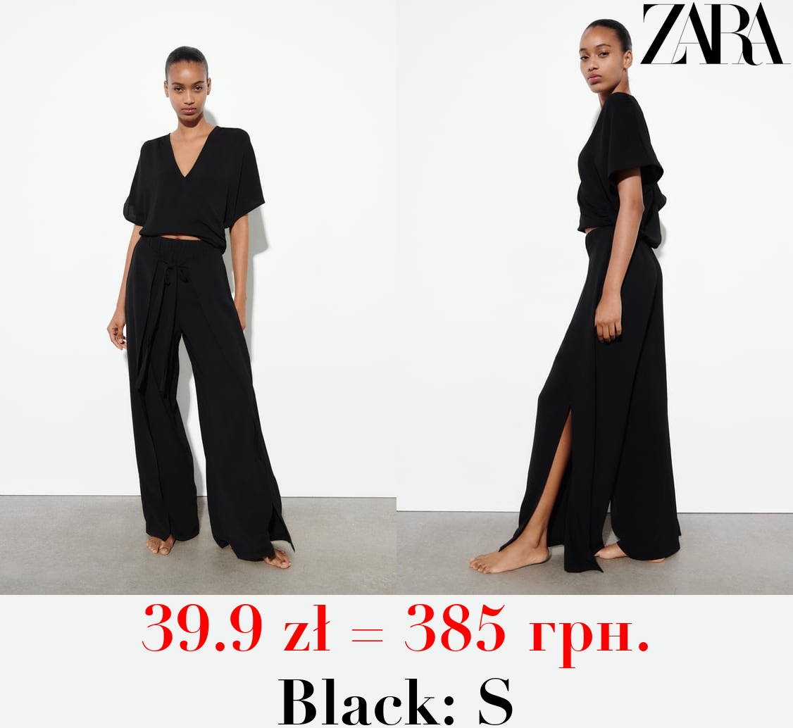 FLOWING WRAP TROUSERS